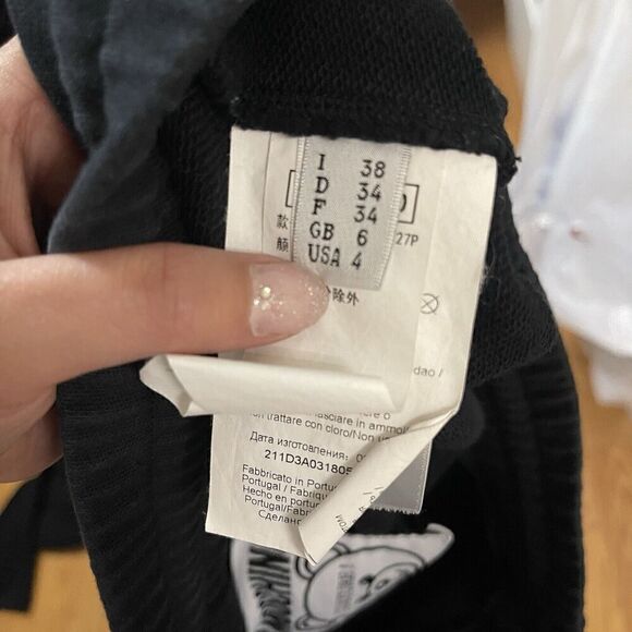 Moschino Couture boutique black terry beaded teddy bear shorts size US 4 small - Picture 4 of 7